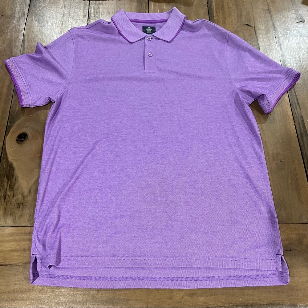 Member’s Mark Men’s Premium Cotton Polo Shirt, Size Medium, Purple